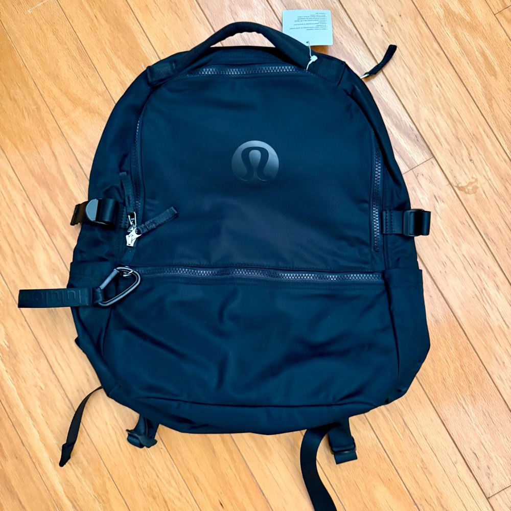 lululemon athletica Black Backpack Minimalist Design
